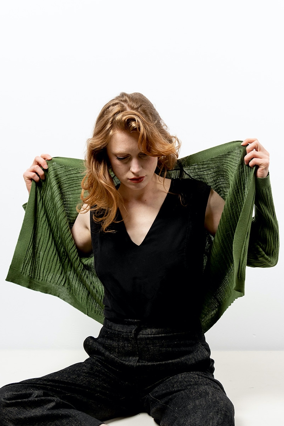 annina olga jacke feinstrick laufmeter