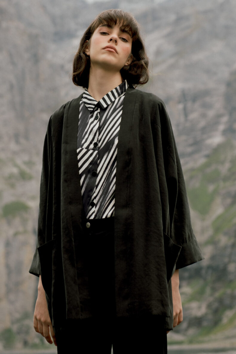 Fink und Star Kimono Bluse Laufmeter nachhaltige Mode