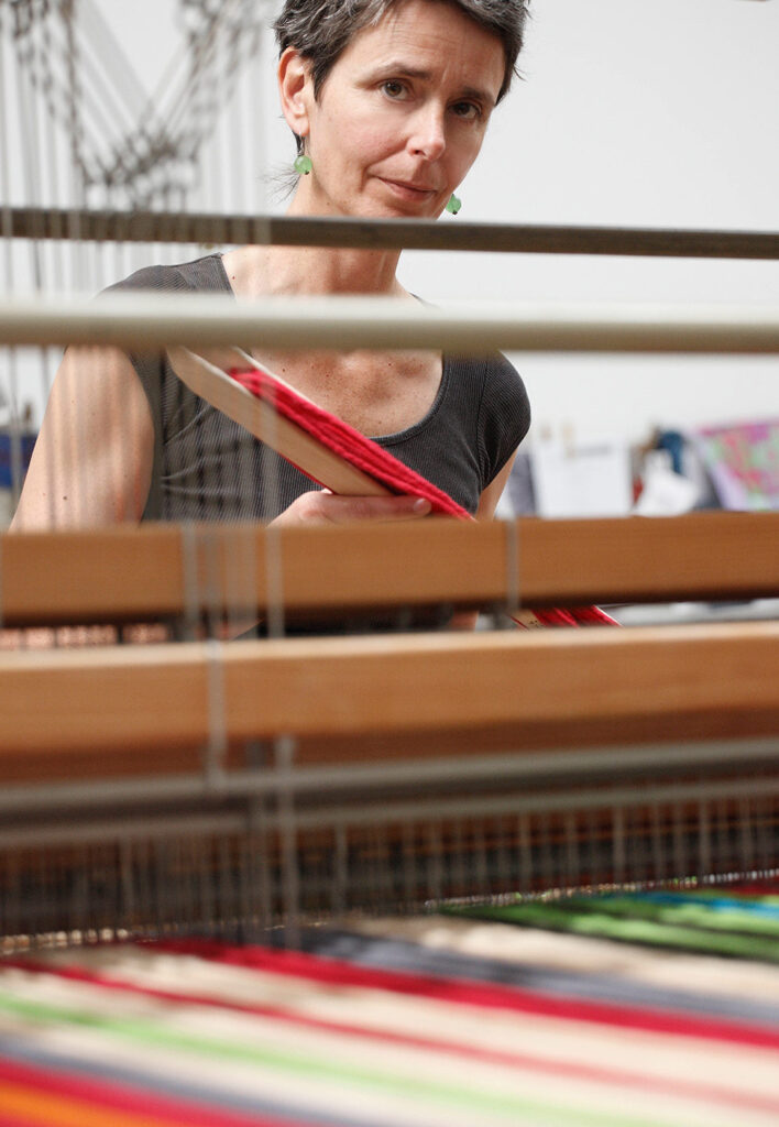 Isabel Bürgin Textilgestaltung Laufmeter nachhaltig Decke Pacoco