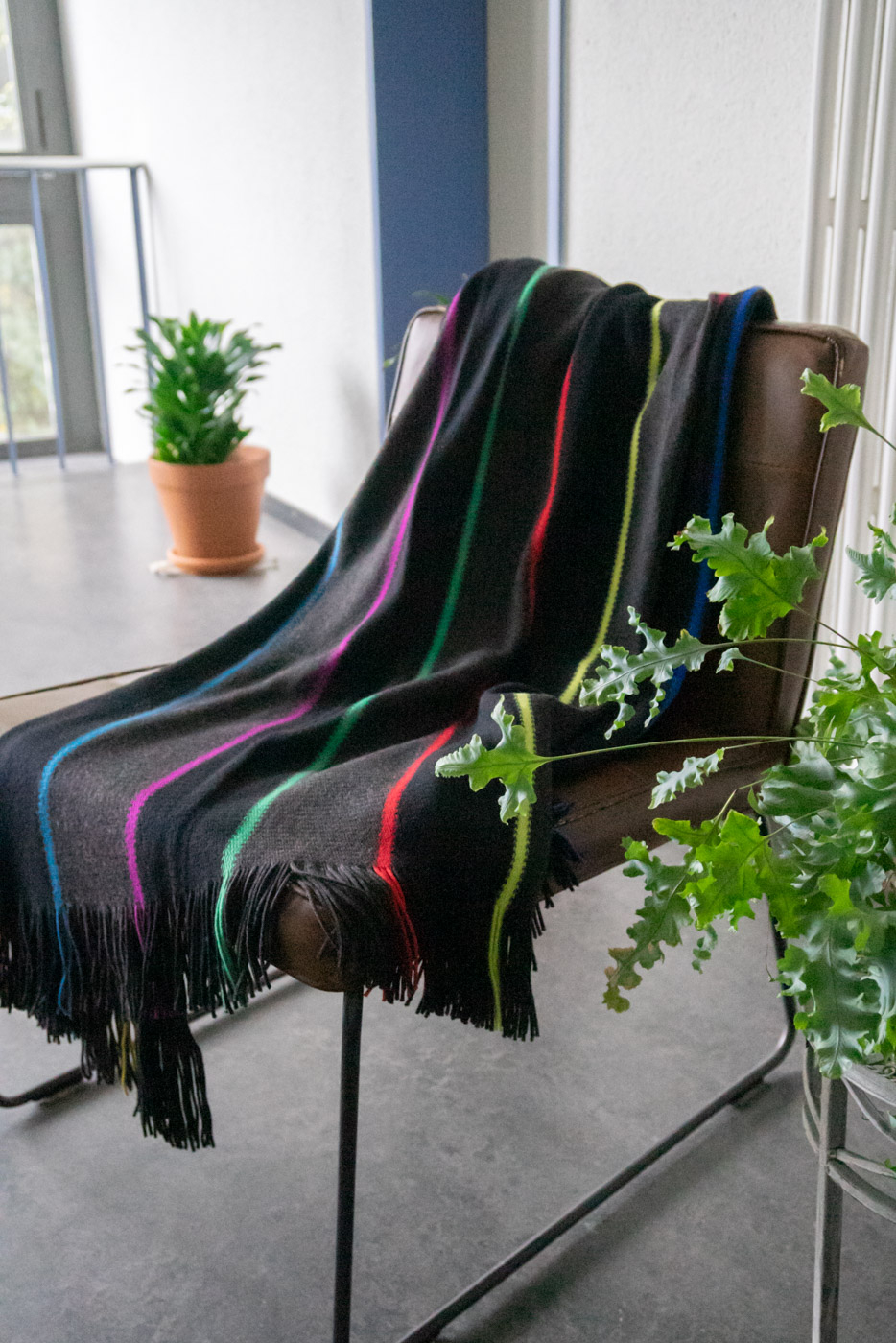 Caroline Flueler Decke nachhaltige textilien