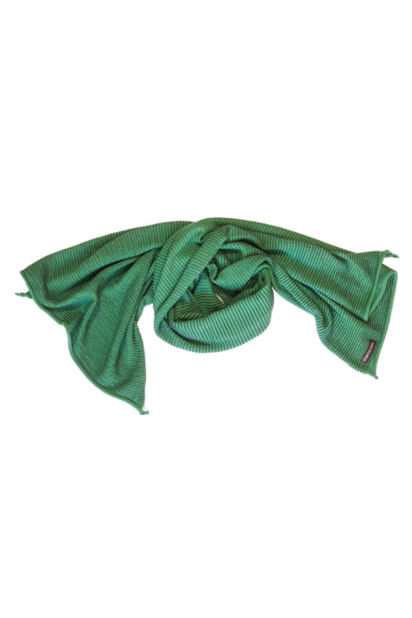 Beige Schal grün Laufmeter Schal