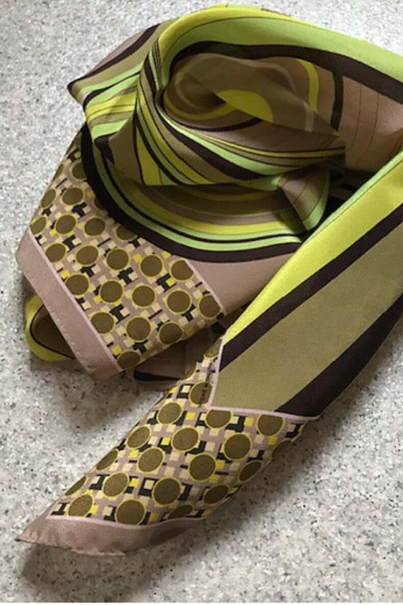 nathalie pellon seiden carre pirouette bern foulard ooonyva laufmeter schweiz