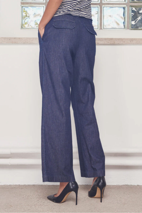 The Blue Suit Hose Pants Ann Bio Denim Laufmeter Schweizer Mode
