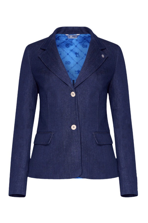 the blue suit jacket Lisa indigo laufmeter