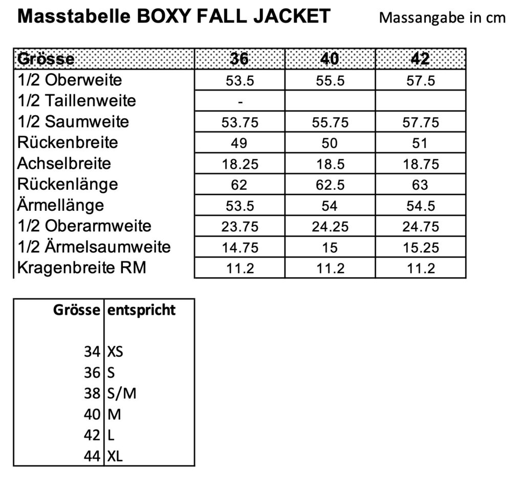 masse kienast jacke boxy fall