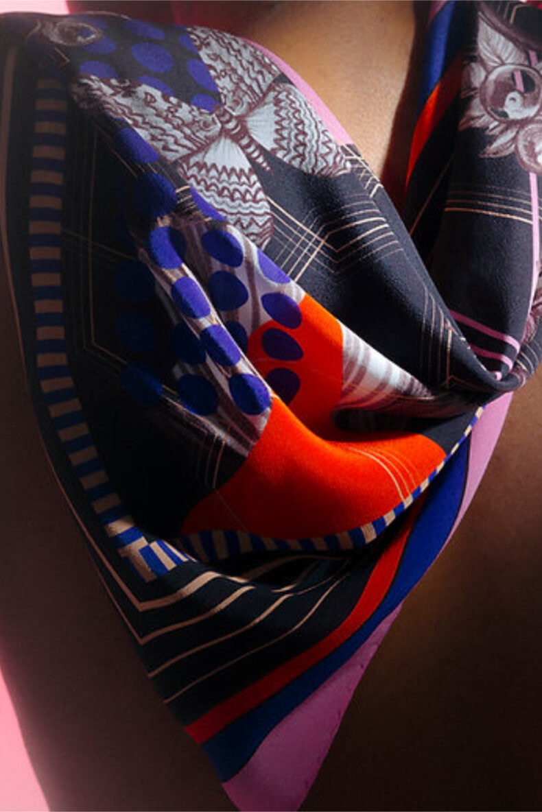 nathalie pellon schal tuch nuit blanche foulard ooonyva bern laufmeter mode schweiz
