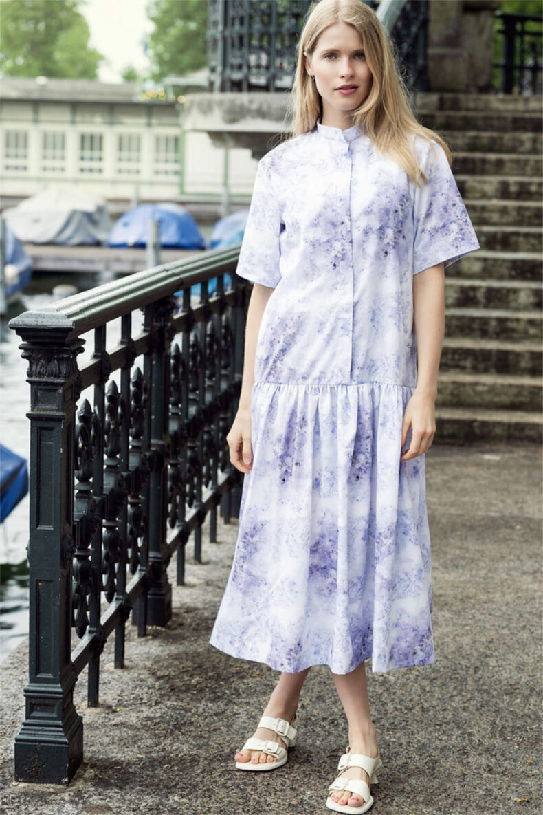 lukka vera eigenmann kleid dress viruoso laufmeter nachhaltig schweiz mode