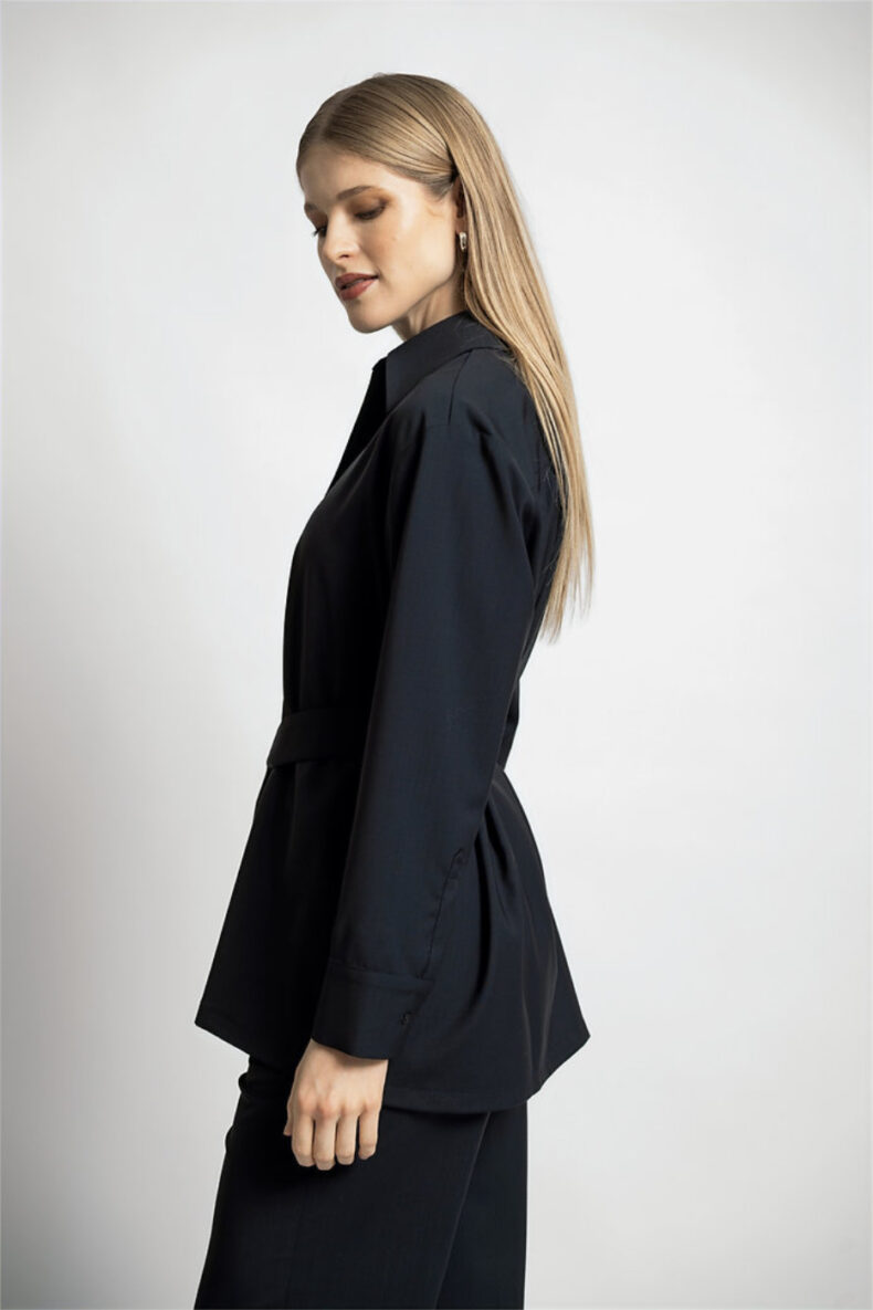lukka lange bluse blouse protagonist bio baumwolle cool wool laufmeter schweizer mode nachhaltig