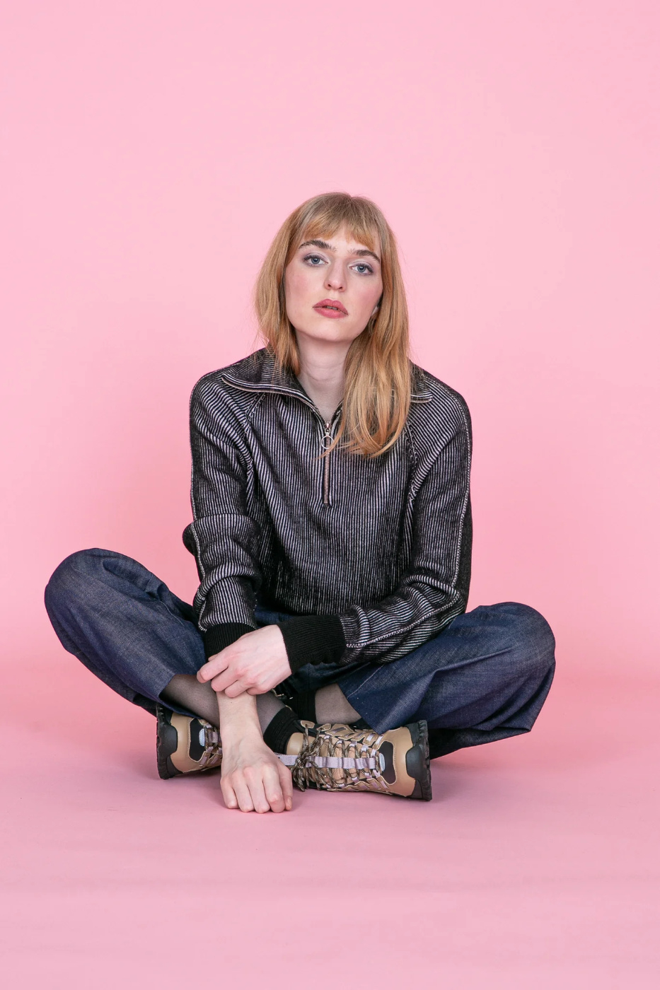 pfeffer Verbeek pullover shimmer merino wolle nachhaltig schweiz mode laufmeter