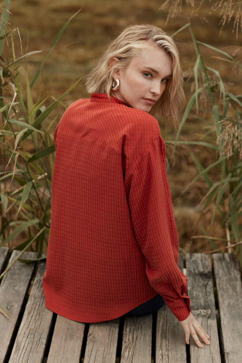 ladina kienast zürich bluse blouse sheer cider viskose tencel laufmeter schweiz mode nachhaltig