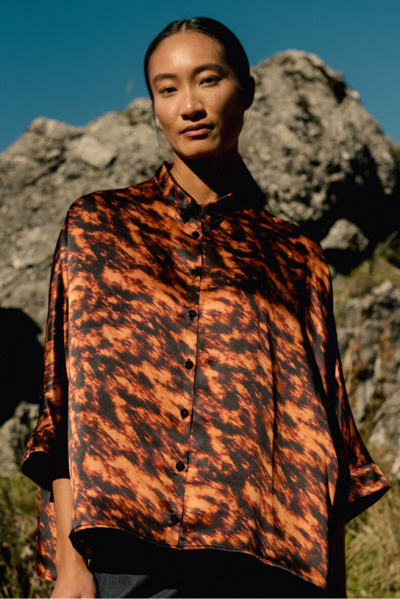 fink und star bluse falterfluegel falterflügel bio seide laufmeter schweiz mode nachhaltig