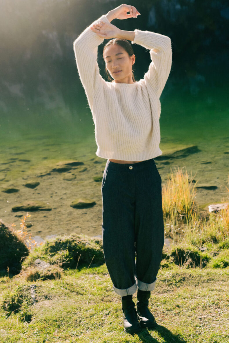 fink und star hose jeans blaureiher laufmeter schweiz nachhaltige mode