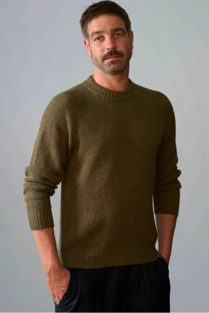 mono pullover transit leinen merino wolle maenner herren strick laufmeter schweiz nachhaltig mode