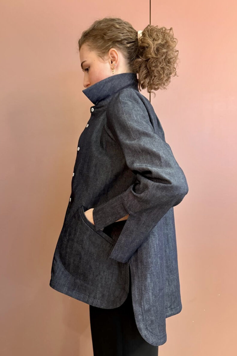 simpelthen bluse jacke tian zurich simone klemm mode laufmeter schweiz