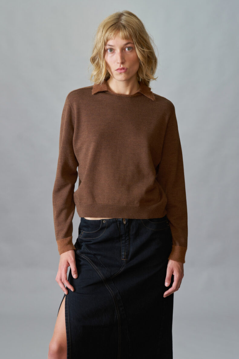 mono basel strick pullover shibui polo merino schweiz laufmeter
